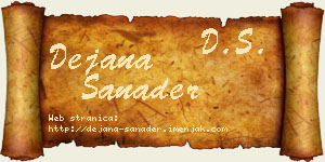 Dejana Sanader vizit kartica